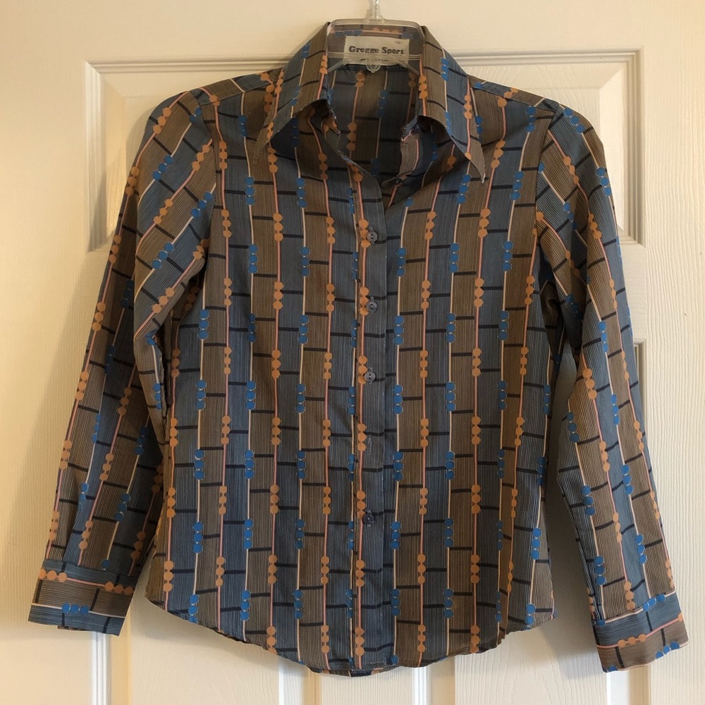 70s Vintage Gregge Sport Button Down Top